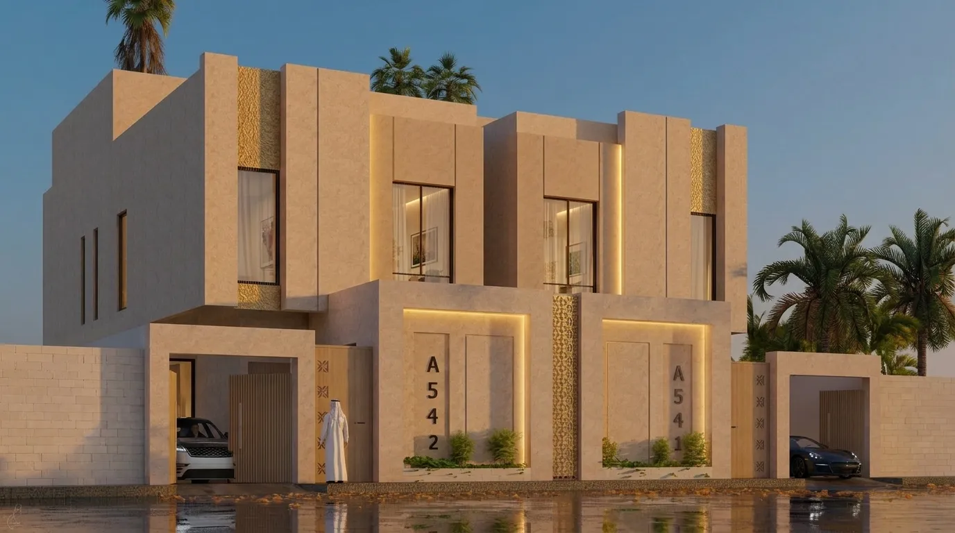 دوبلكس سكني، حي الضاحية